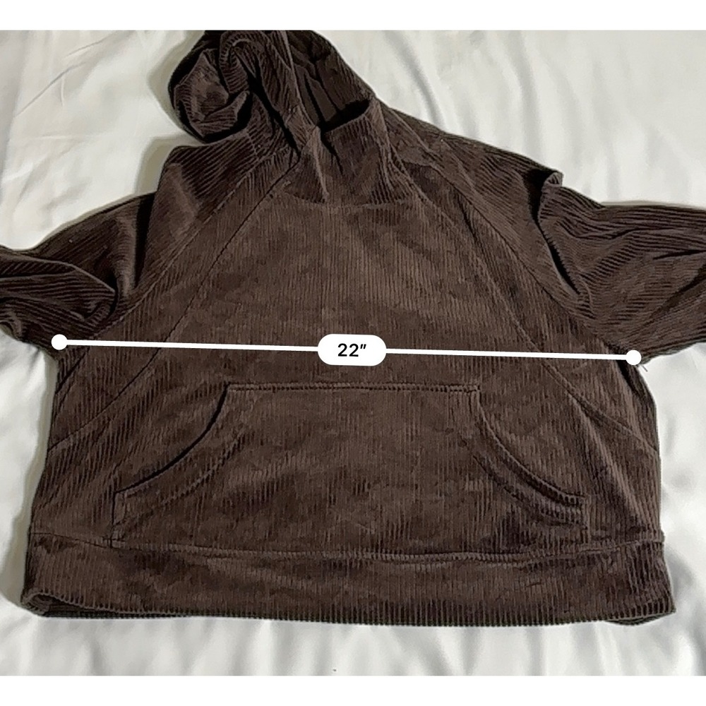 Lululemon Scuba Oversized Hoodie *Velvet Cord 'Espresso' - Picture 4 of 6
